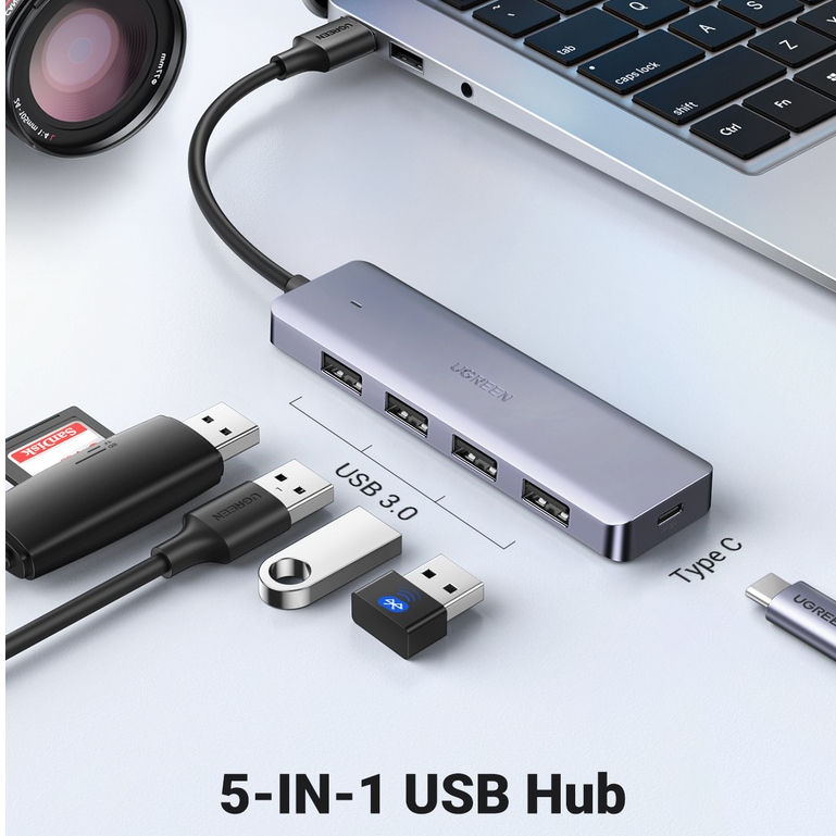 Ugreen Usb Port Ultra Slim High Speed Splitter Usb Hub