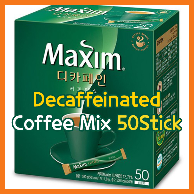 Dongseo Maxim Decaffeine Coffee Mix Stick Stick Korea Food