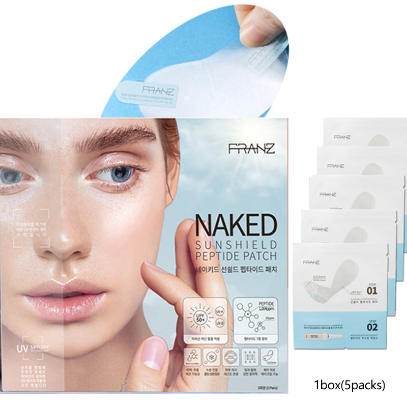 Franz Naked Sunshield Peptide Patch Season 2 1 2 3Box 5 10 15pairs Sun