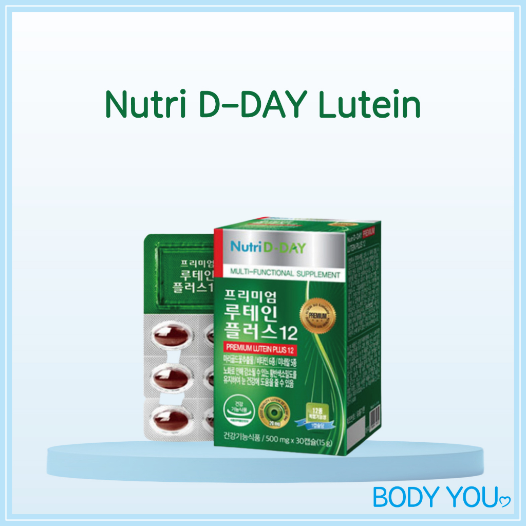 Nutri D Day Eye Lutein Capsules Softgels Super Lutein Vitamins