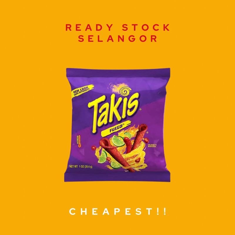 Takis Fuego G Original Barcel From Mexico Shopee Malaysia