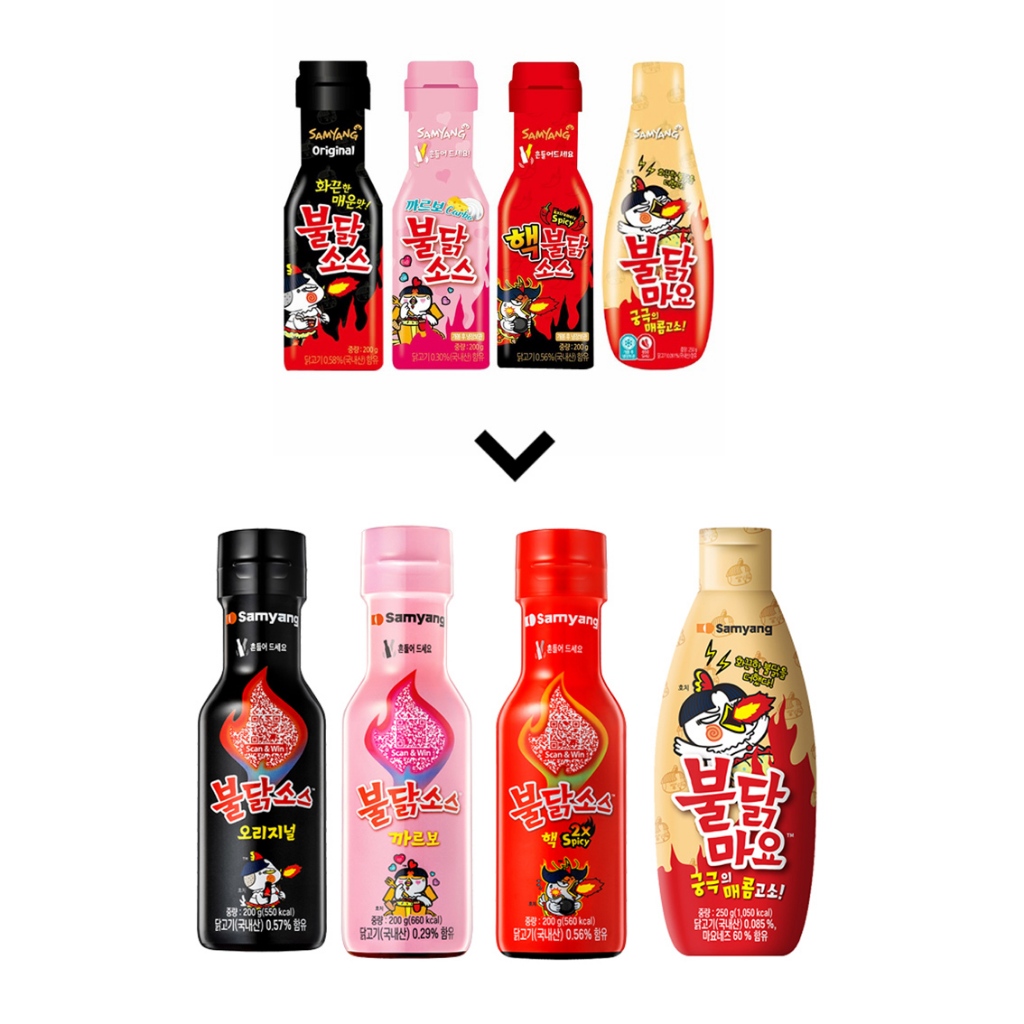 SAMYANG Hot Spicy Chicken Buldak Sauce Series Flavor G Shopee