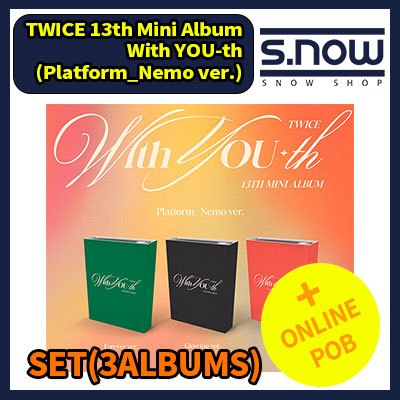 Twice Th Mini Album With You Th Platform Nemo Ver Set Albums