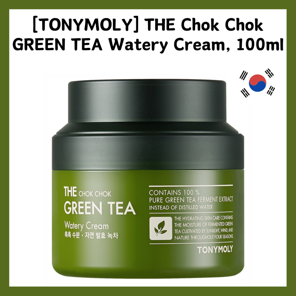 TONYMOLY The Chok Chok Green Tea Watery Cream 100ml From Korea