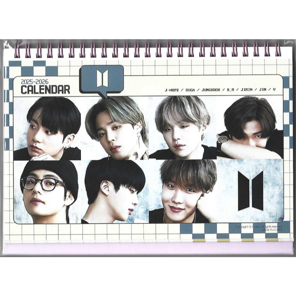 Bts Photo Calendar K Pop Shopee Malaysia