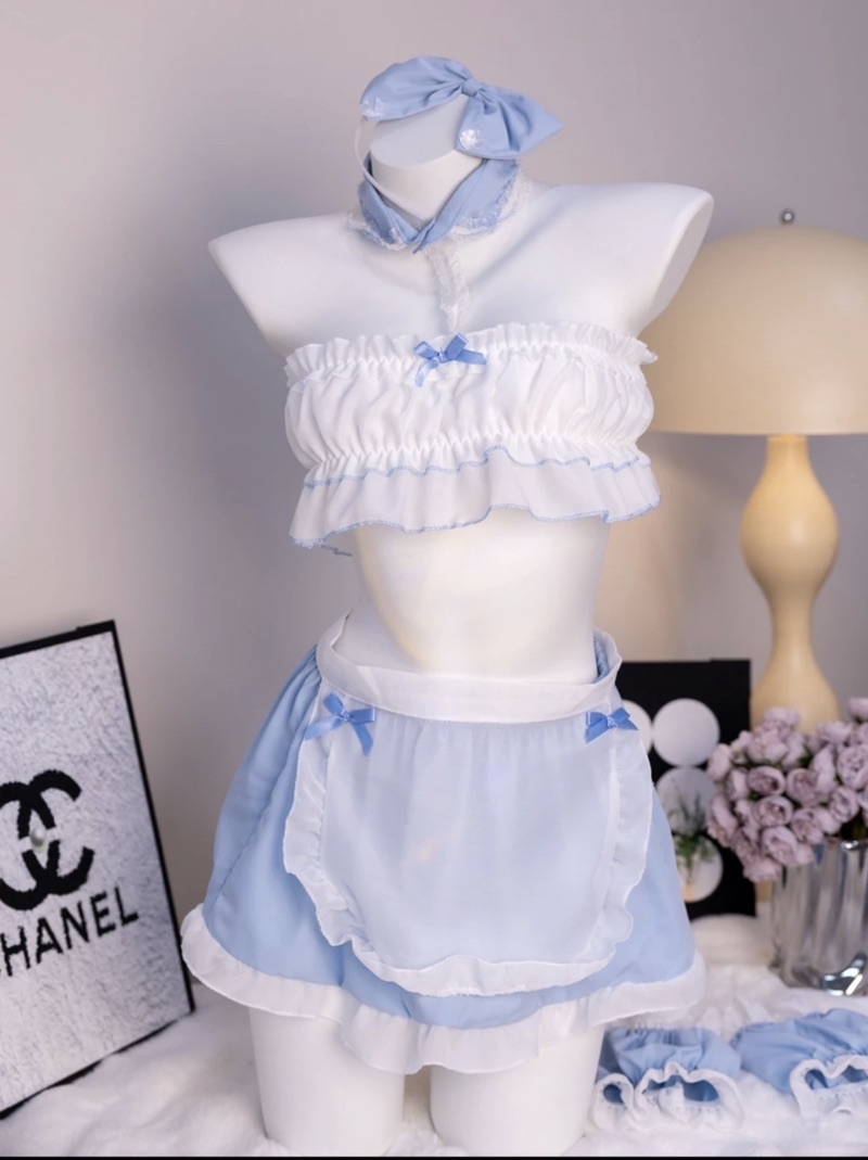 Cosplay Maid Uniform Lolita Girl Anime Exotic Costumes Sexy Lingerie