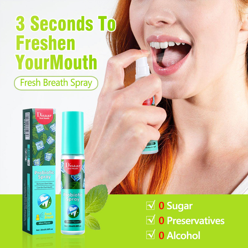 Mint Oral Spray Bad Breath Freshener Remove Bad Breath Portable