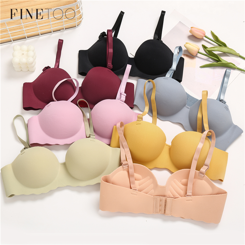 FINETOO Women Bra Sexy Push Up Bras Female Lingerie Wireless Seamless