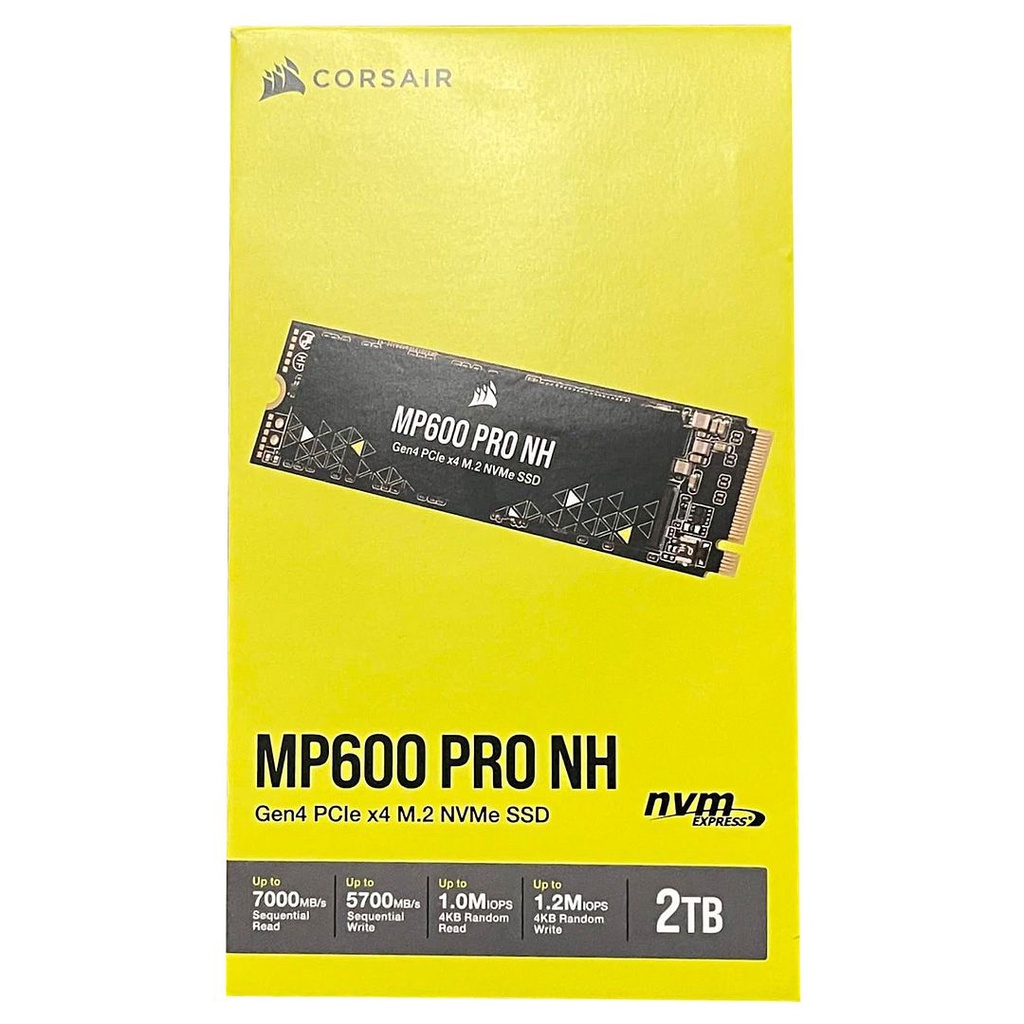 Corsair MP600 PRO NH 2TB PCIe Gen4 X4 NVMe M 2 2280 SSD CSSD