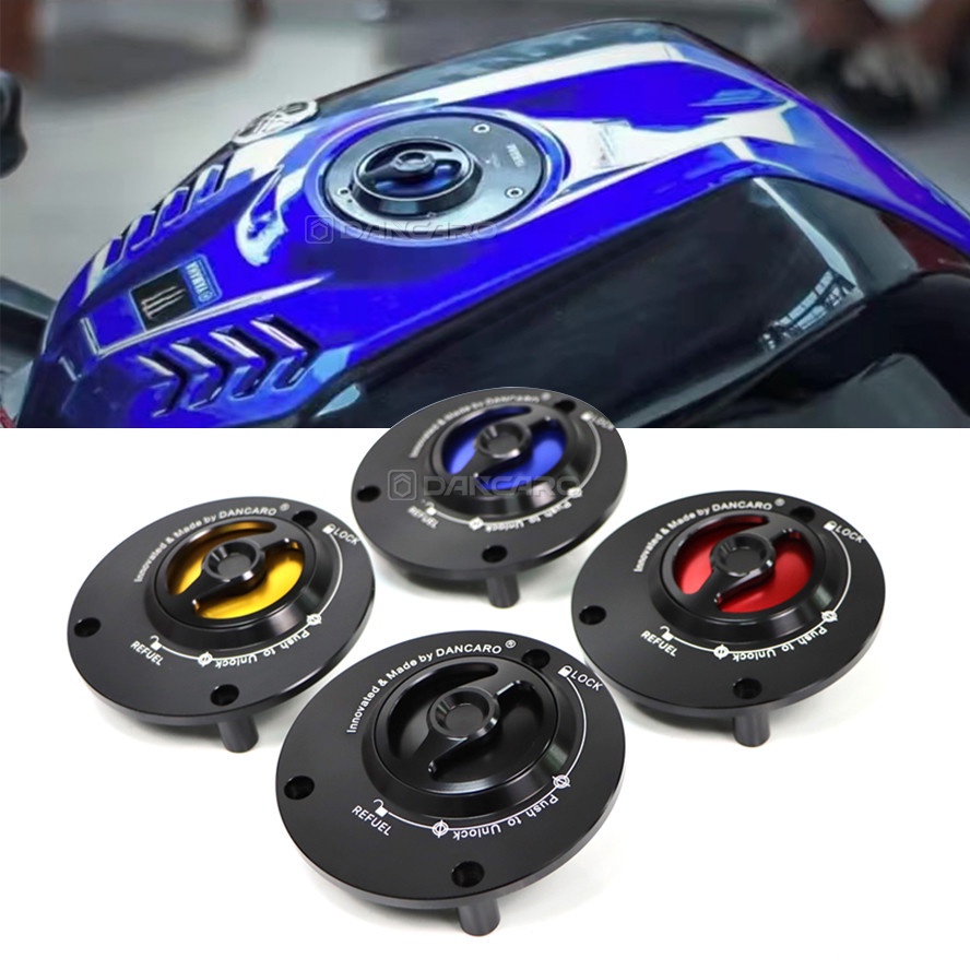 Motorcycle Fuel Tank Cap Gasoline Cover For YAMAHA YZF R1 R3 R6 R15 R25