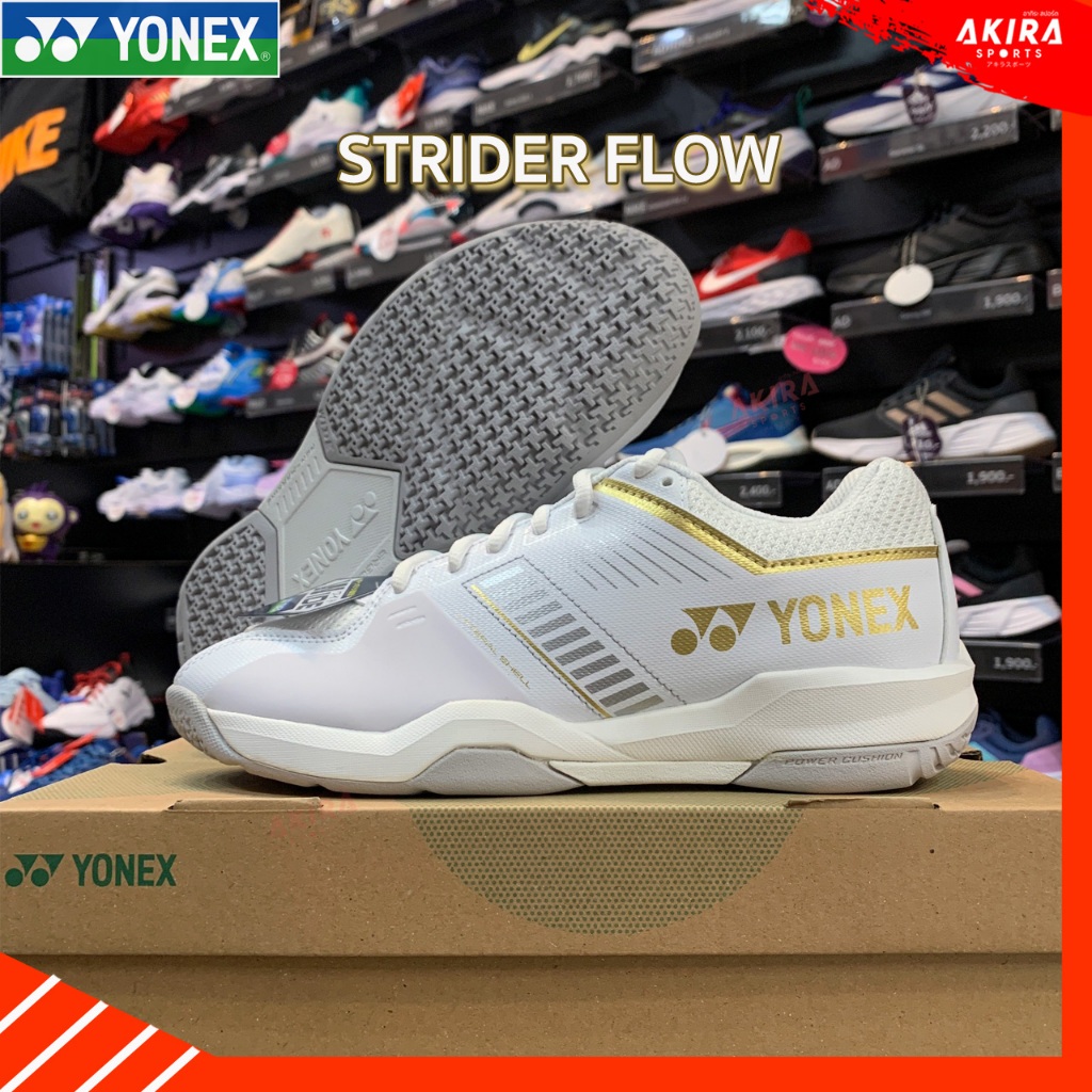 Yonex Badminton Shoes Power Cushion Strider Flow Wide Shopee Malaysia