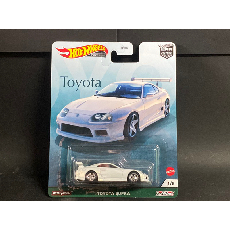 HOT WHEELS Premium CAR CULTURE TOYOTA SUPRA Card Good Condition