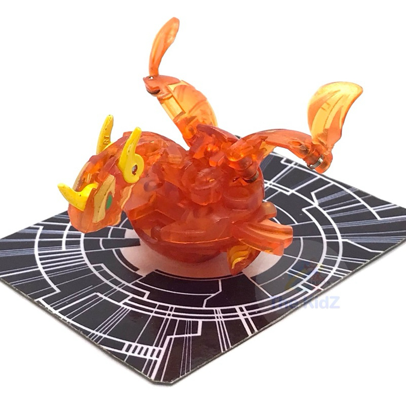 Bakugan Bakusolar Maxus Ultra Dragonoid Translucent Orange Pyrus He