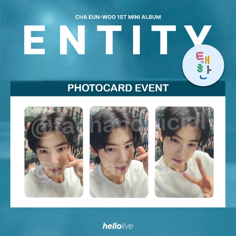 SHOPEE LIVE ASTRO CHA EUN WOO PHOTOCARD EVENT The 1st Mini Album