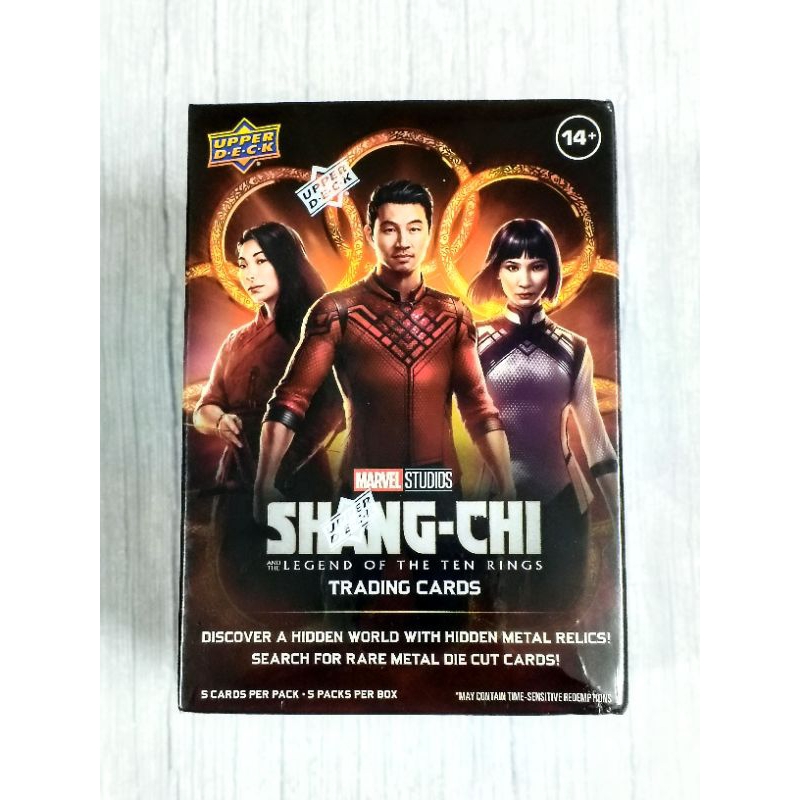 Sealed Box Chang Sheet Random Box UPPER DECK MARVEL SHANG CHI AND THE