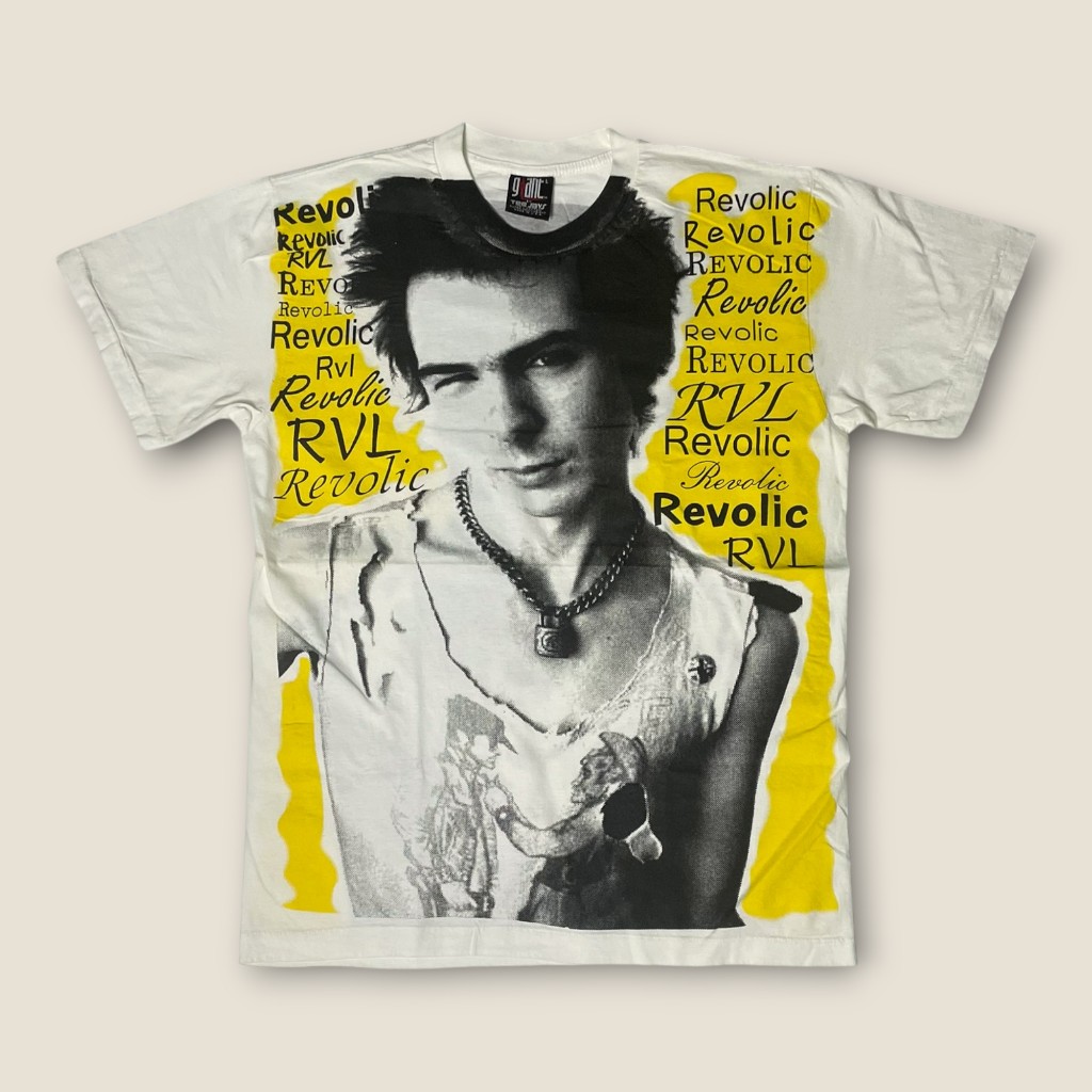 Sid Vicious T Shirt Sex Pistols Punk Rock Icon Bootleg Shopee Malaysia