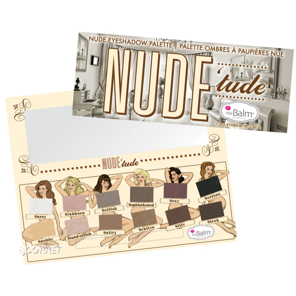 THEBALM Nude Tude Nude Eyeshadow Palette All 12 Shades Shopee Malaysia