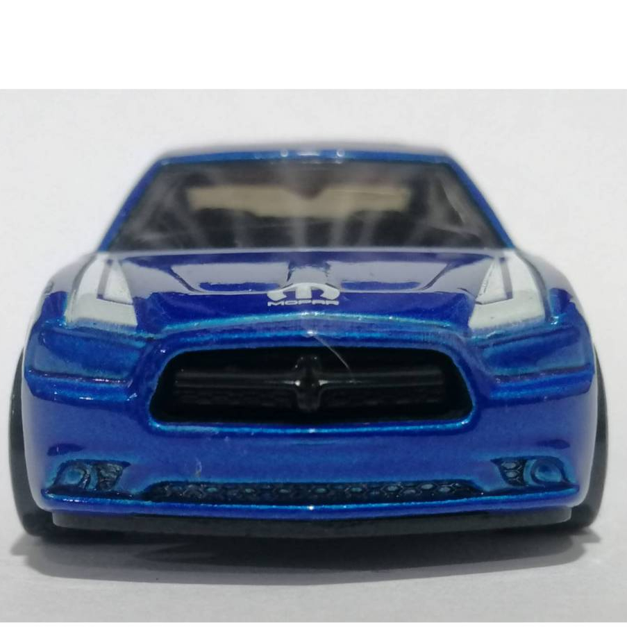 Hot Wheels Car Model Muscle Mania Dodge Charger R T Blue Scale