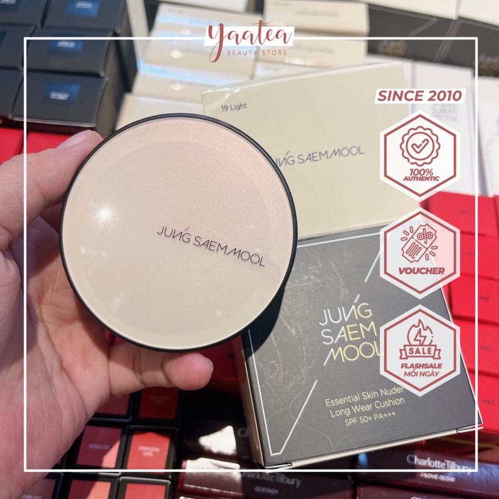 Cushion Jung Saem Mool Skin Nuder Long Wear Shopee Malaysia