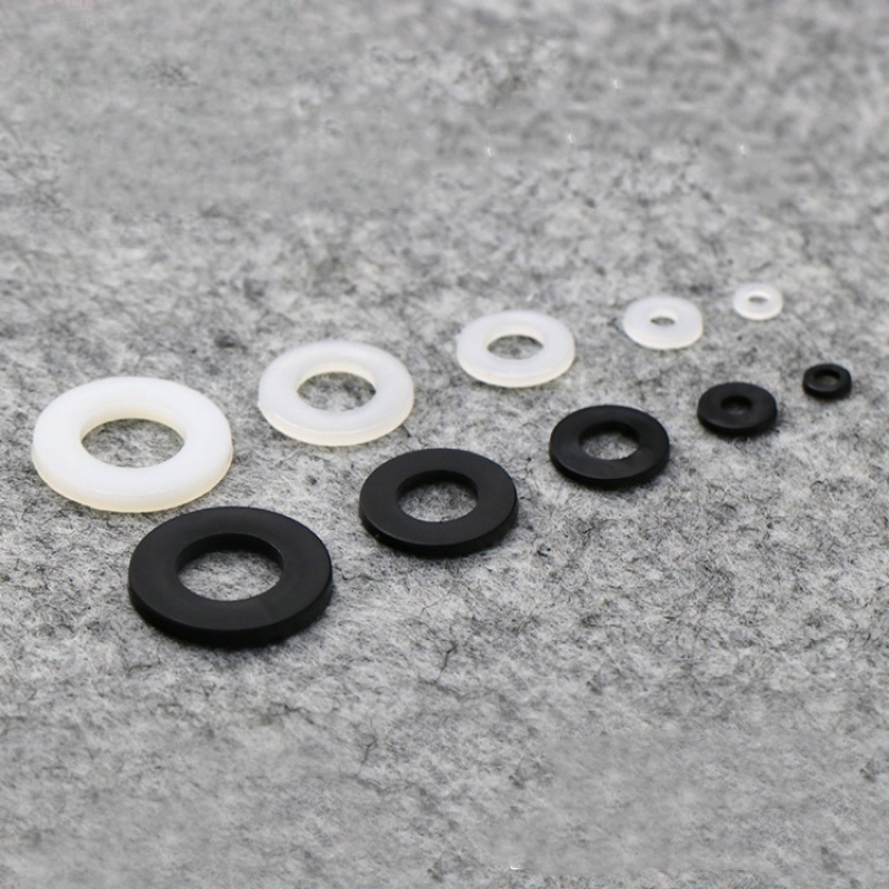 Nylon Gasket Screw Plastic Washer Straight Through Cylindrical Plastic