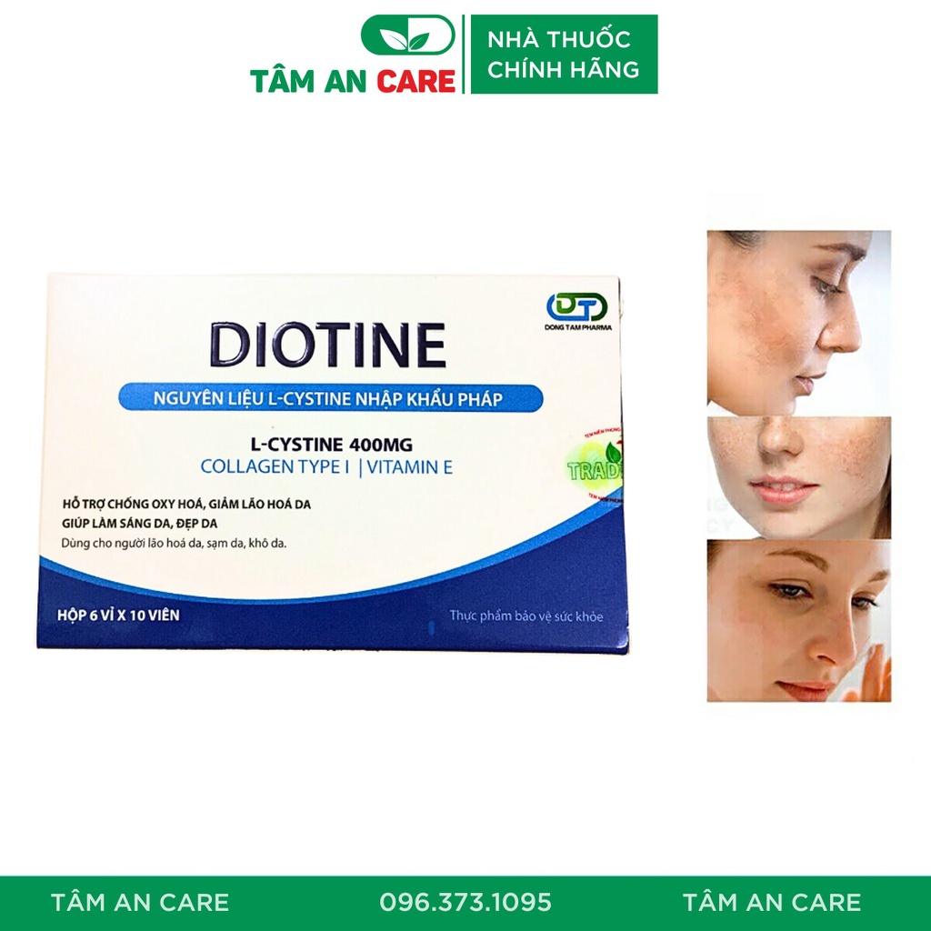 Diotine Skin Whitening Oral Tablet Brightening Skin Improving