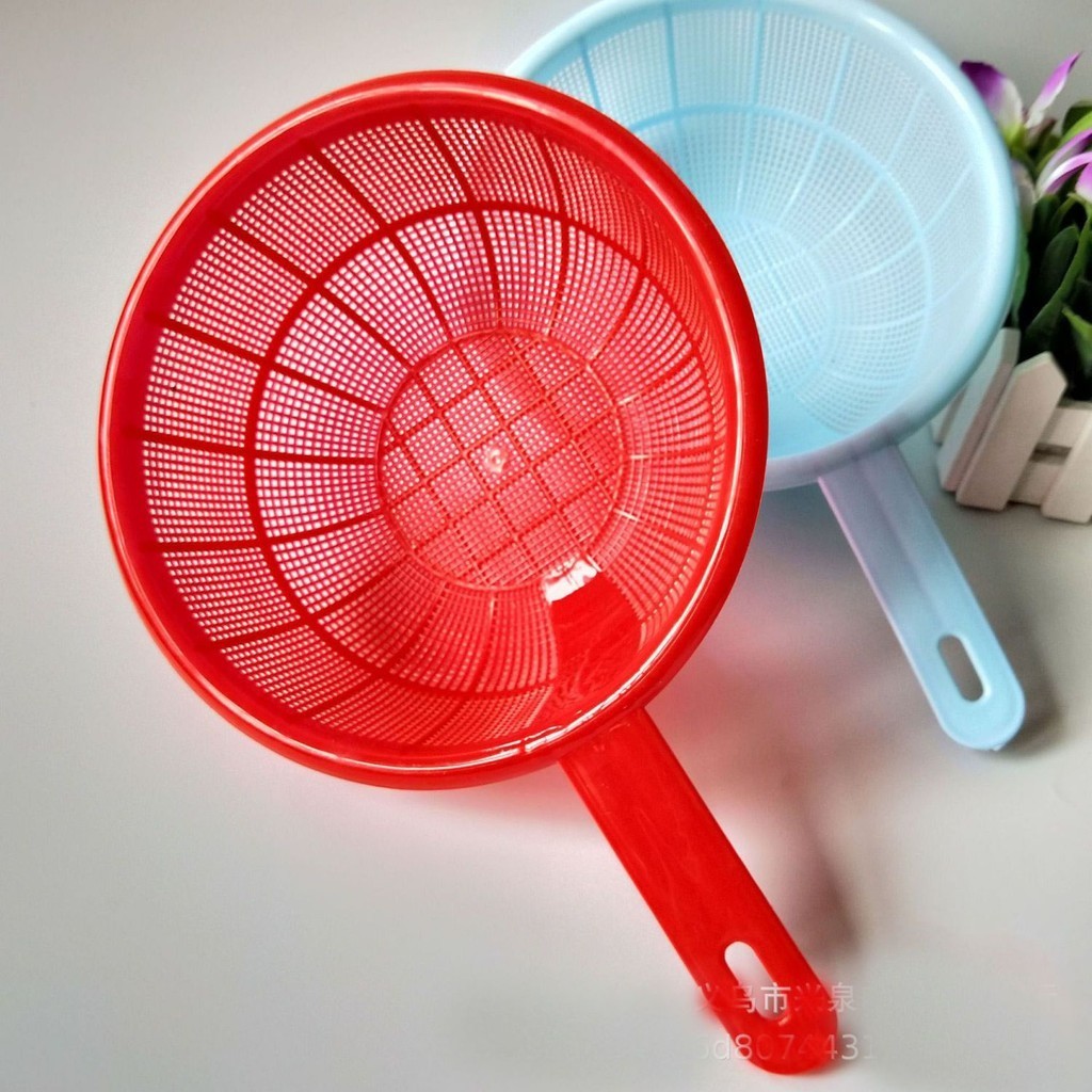 With Handle Rice Drain Kitchen Plastic Rice Sieve Basket Rice Basket