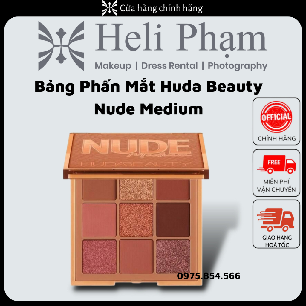 Huda Beauty Nude Medium Eyeshadow Palette Shopee Malaysia