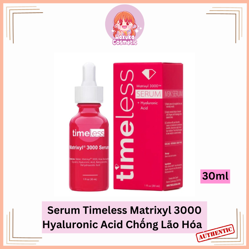 Timeless Matrixyl 3000 Anti Aging Serum 30ml Red Bottle Shopee Malaysia