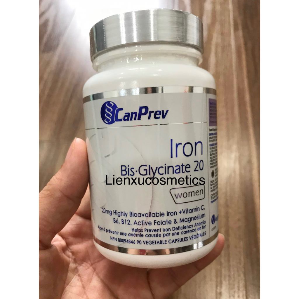 Iron Supplement Vitamins And Minerals Canprev Iron Bis Glycinate