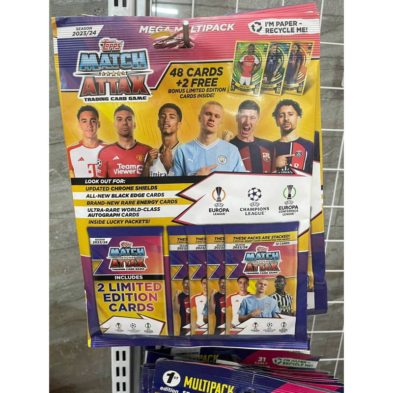 Topps Match Attax Mega Multipack Card Pack Shopee Malaysia