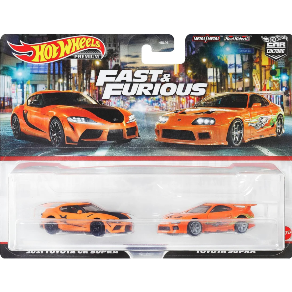 Hot Wheels Genuine Special Car Model Twin Pack Toyota Supra MK5