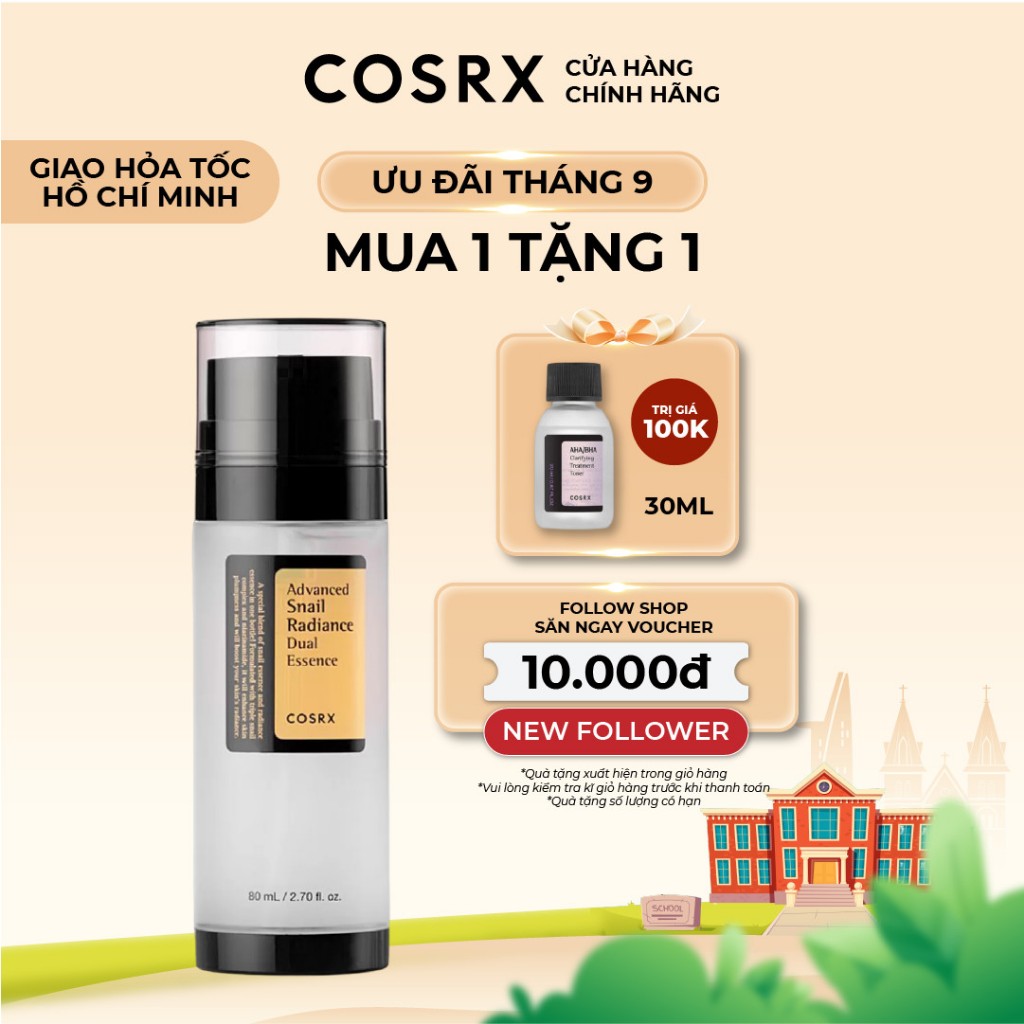 Cosrx Advanced Snail Radiance Dual Essence Ml Shopee Malaysia