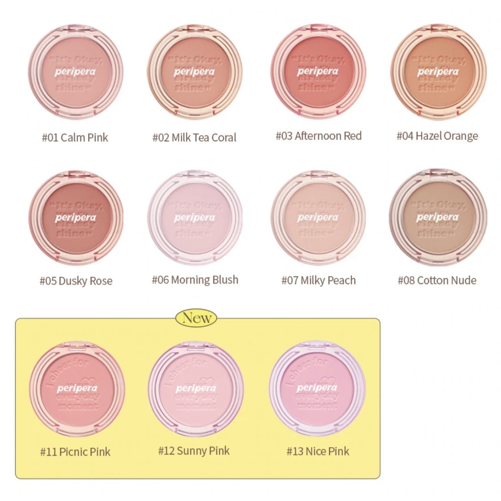 Peripera Pure Blushed Sunshine Cheek 4 2G Shopee Malaysia