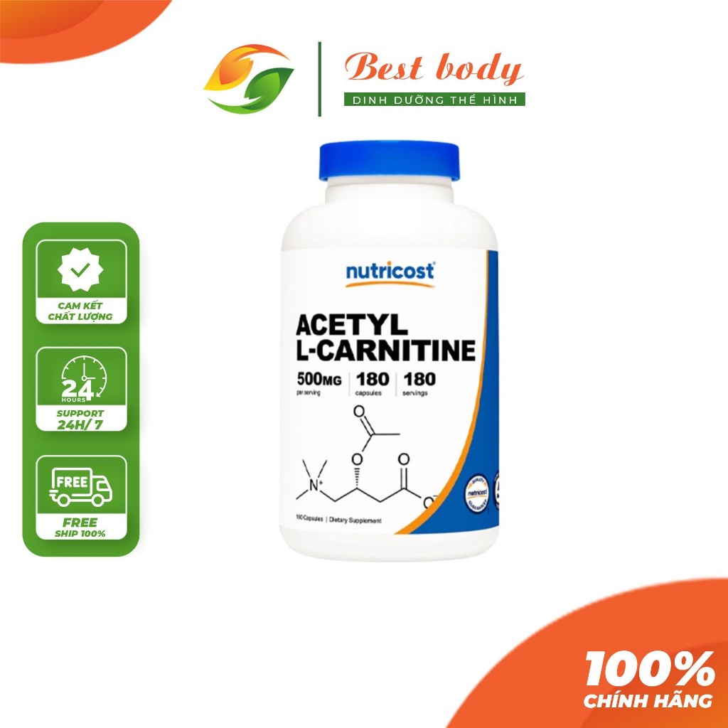 Nutricost Acetyl L Carnitine Mg Oral Tablets Improve Body Shape