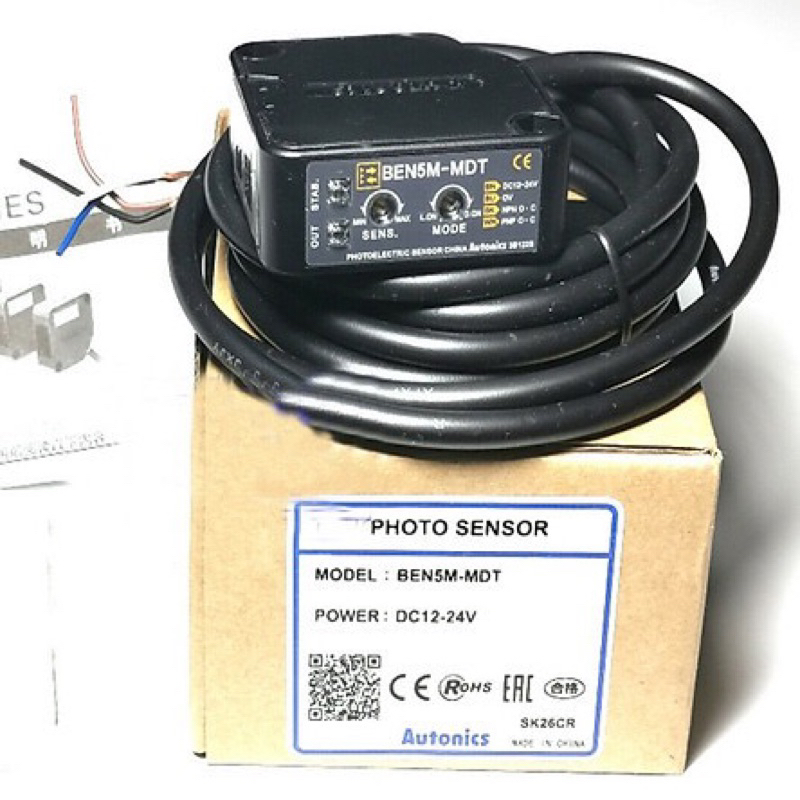 Optical Sensor Ben M Mdt Imported Goods Pnp Npn No Vdc Shopee