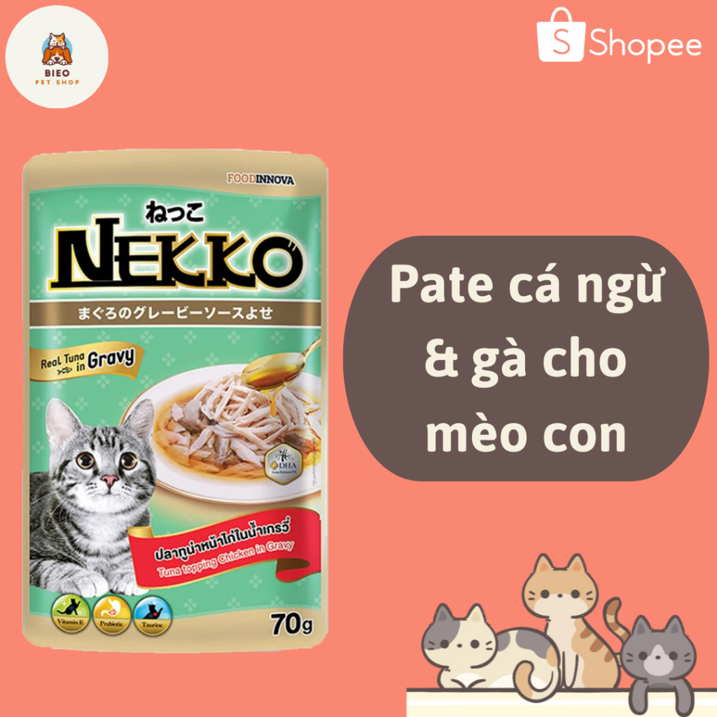 Pate Nekko Gravy For Kittens Pack Of G Pate Nekko Imported From