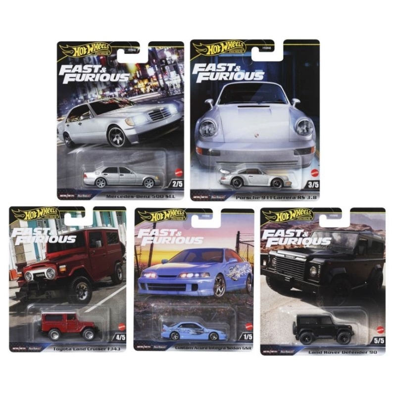 Store Minh Chung Toy Model Car Hot Wheels 2024 Fast Furious Set Of 5