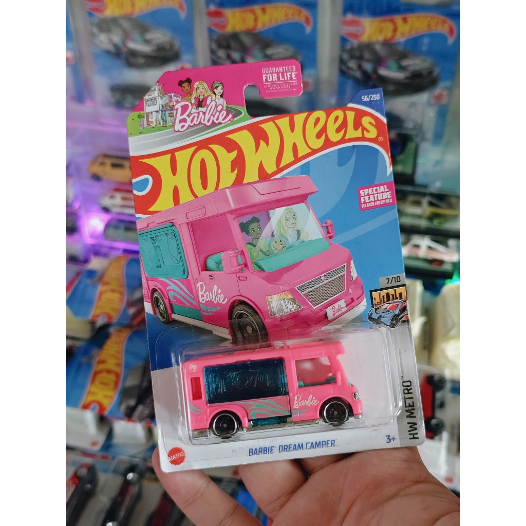 Hot Wheels Barbie Dream Camper Pink Shopee Malaysia