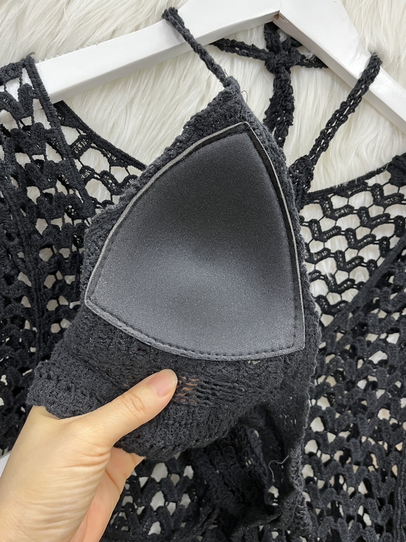 Sexy Black Crochet Beach Bikini Bra Many Styles Shopee Malaysia