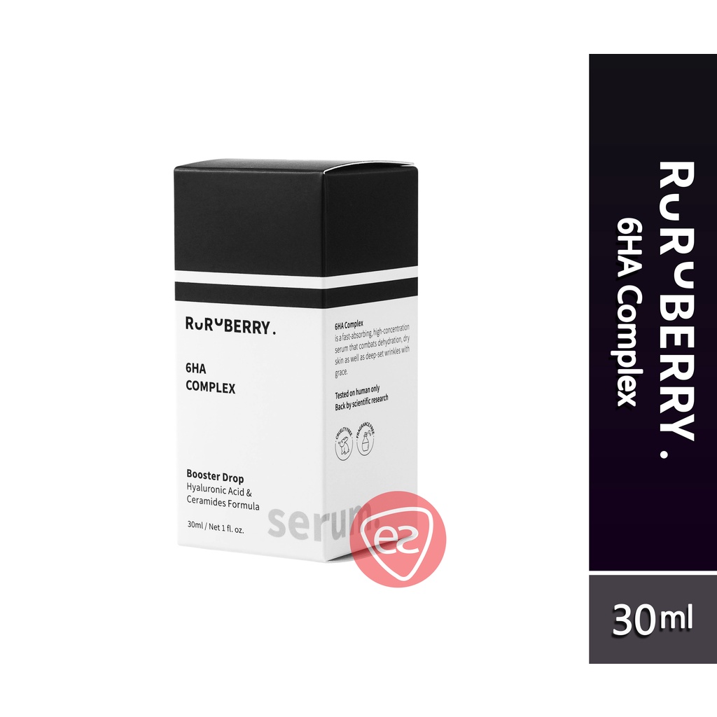 RURUBERRY 6HA COMPLEX SERUM 30ML BOOSTER DROP (HYALURONIC ACID ...