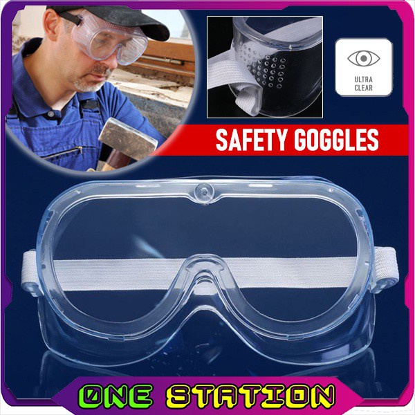 Safety Goggle Anti Impact Anti Chemical Splash Clear Eye Protection Glasses Workplace Safety