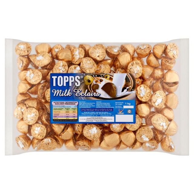 Topps Chocolate Milk Eclairs 1Kg | Shopee Malaysia