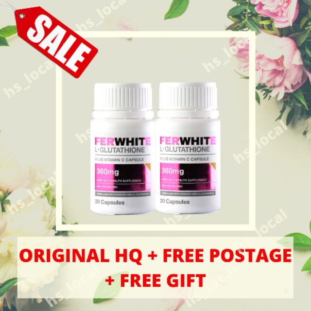 ferwhite l glutathione plus vitamin c HILANG JERAGAT KULIT FALWLESS ORGINAL DARI HQ (KKM + HALAL) واقي شمس للحوامل