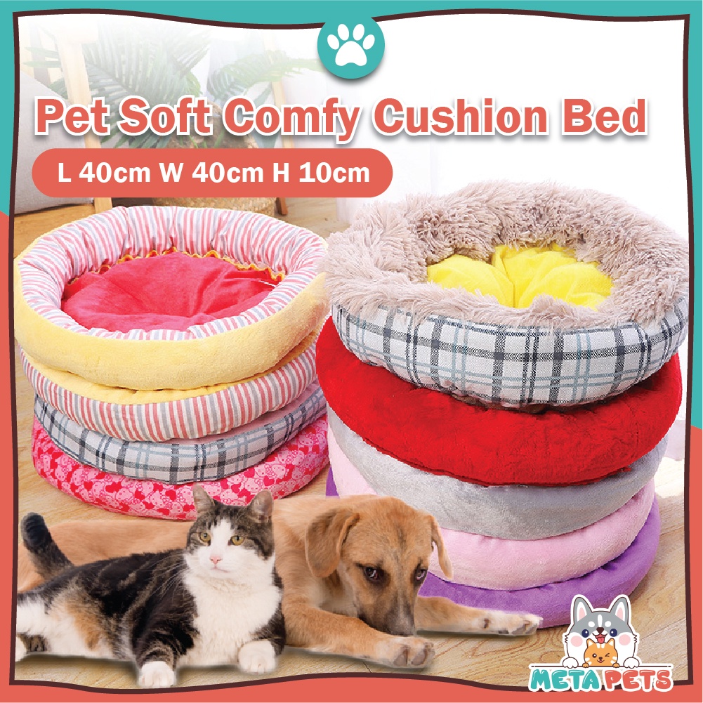 META Pets Fluffy Soft Comfy Cat Dog Pet Bed Cushion Condo House Mat ...