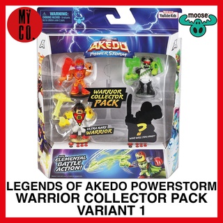 Legends of Akedo: Powerstorm Warrior Collector Pack with 4 Warrior