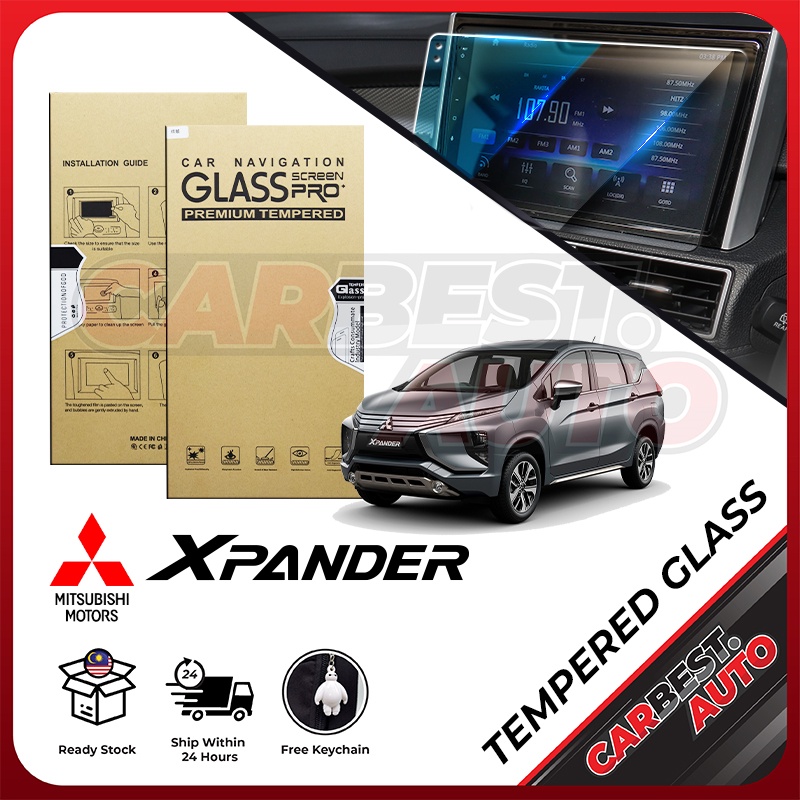 Mitsubishi XPANDER Head Unit Screen Infotainment Tempered Glass Screen Protector Navigator