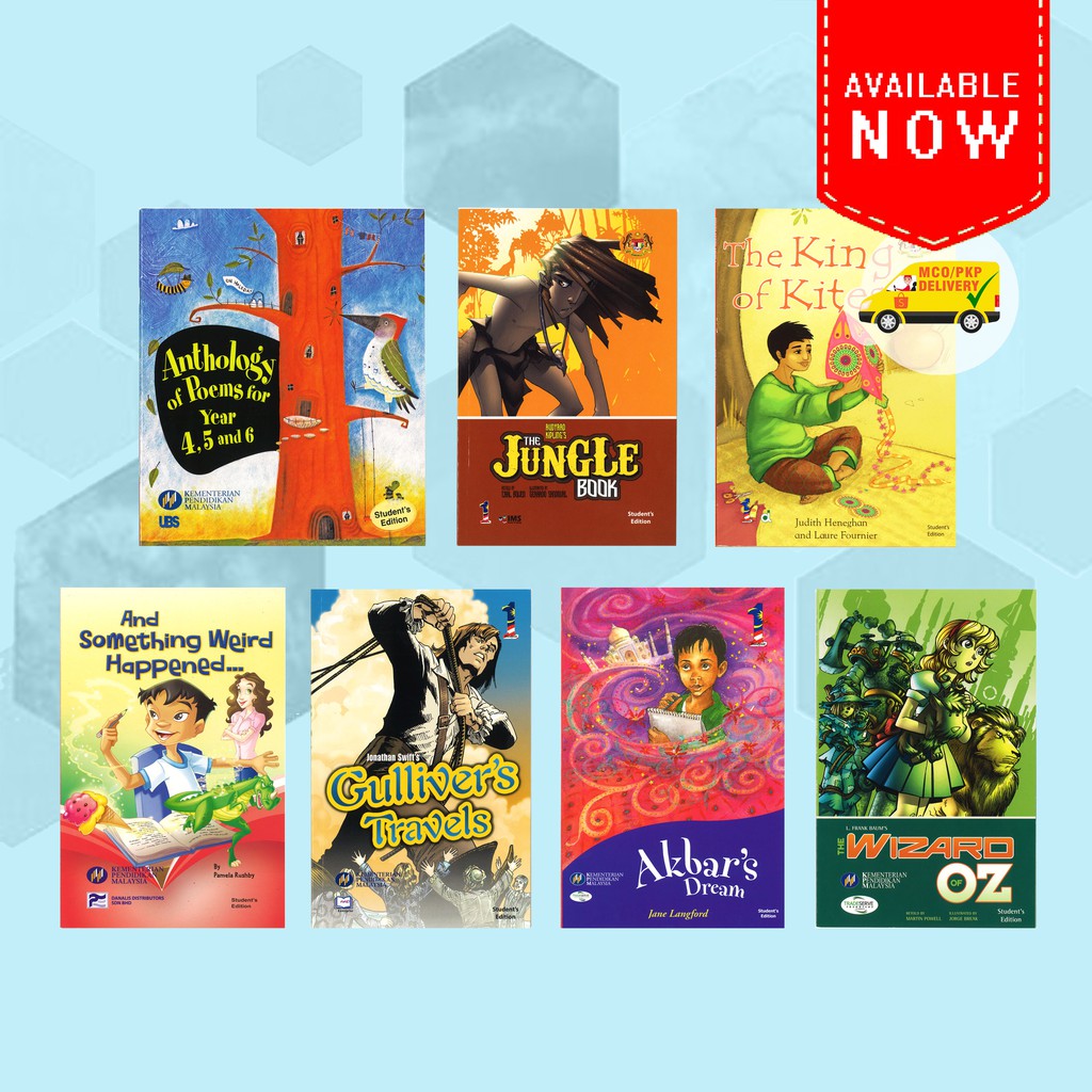 (EZE) BUKU ENGLISH TAHUN 4,5 & 6 (KSSR) ANTHOLOGY OF POEMS, JUNGLE
