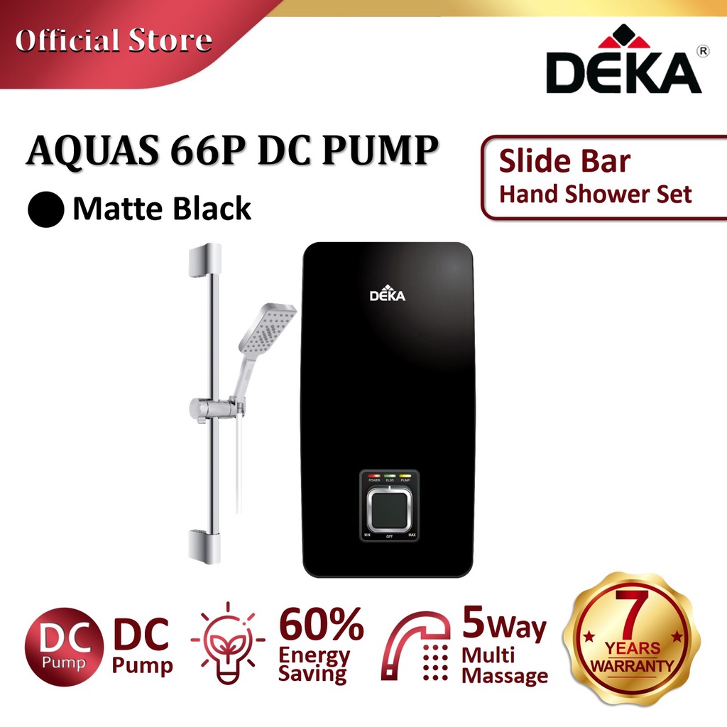 DEKA Aquas 66P / Aquas 66RS DC Inverter Pump Instant Heat Water Heater ...