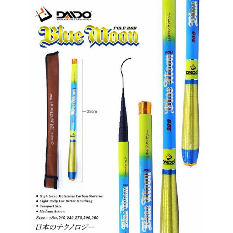 Daido BLUE MOON TEGEK ROD (SHORT THREAD, CARBON) | Shopee Malaysia
