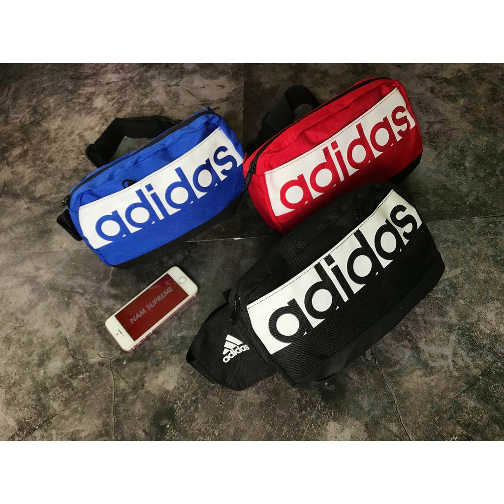 Real Photo Adidas LINEAR PERFORMANCE WAIST BAGS S99983 Many colors Shopee Malaysia